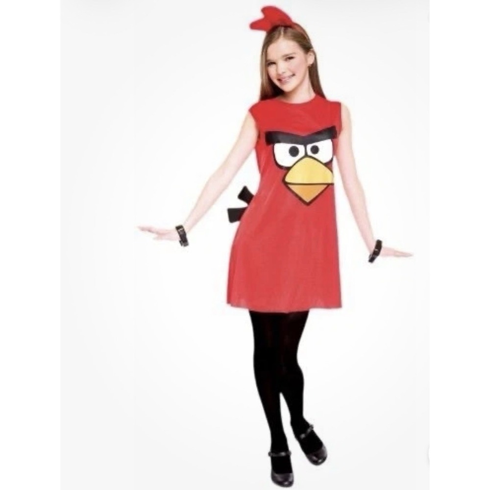 NIB PMG LICENSED ANGRY BIRDS RED BIRD CHILD HALLOWEEN COSTUME SIZE MED 6748317